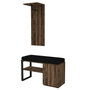 Hanah Home Set de Perchero Lion - Nogal Antiguo